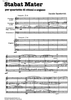 Stabat Mater - Score