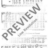 Europäische Volks- und Kinderlieder - Choral Score