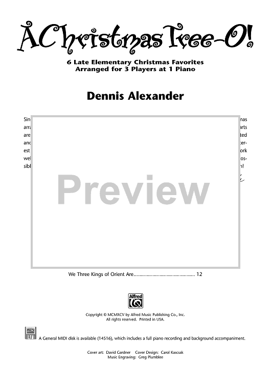 Notes and Contents - Bonus Material