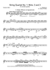 String Quartet No. 1, Mvts. 2 and 3 - Bb Clarinet 2