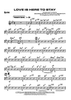 Love Is Here To Stay - Guitar