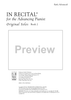In Recital for the Advancing Pianist, Original Solos, Book 2