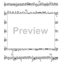 Finale from Symphony in D Major, W. 27 - Violin 1