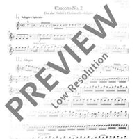 L'Estro Armonico in G minor - Set of Parts