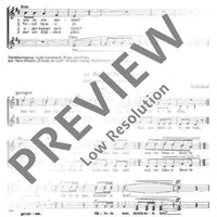 Europäische Volks- und Kinderlieder - Choral Score