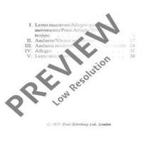 Piano Trio E minor - Full Score