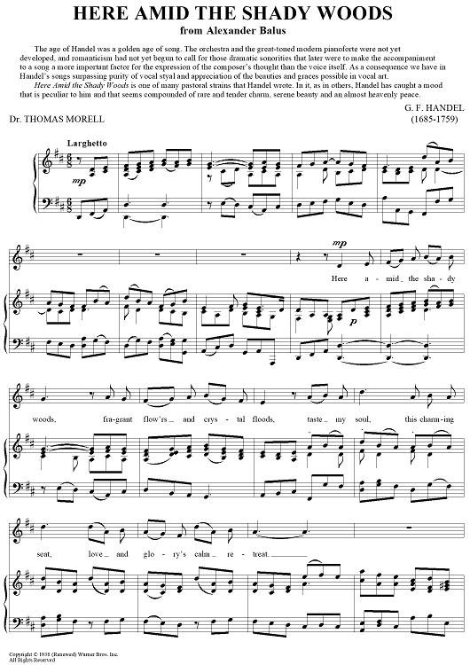 Here Amid The Shady Woods