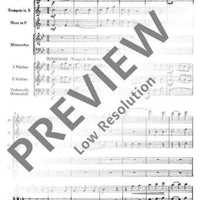 Musik und Jägerei - Score