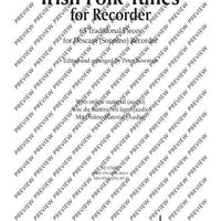 Irish Folk Tunes for Descant Recorder