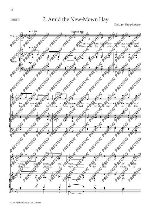 English Folk Songs Sheet Music For 1 2 Voices And Piano Sheet Music Now