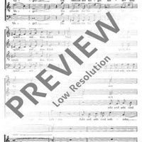 Fünf Chöre - Choral Score