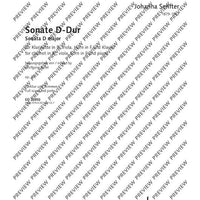Sonata D Major - Score and Parts