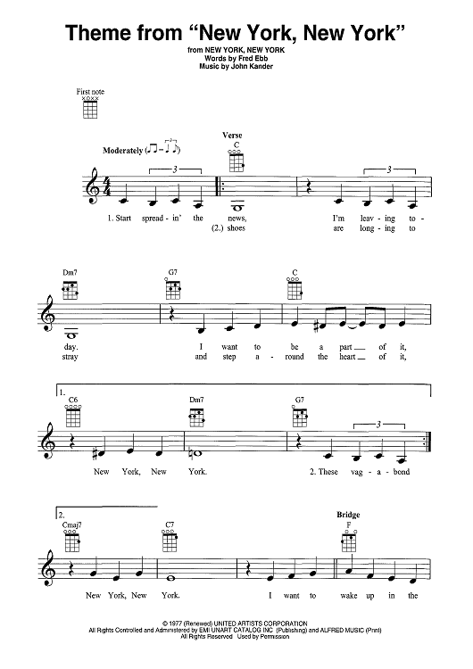 Theme from "New York, New York"