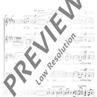 A Red, Red Rose - Choral Score