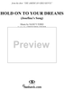 Hold On To Your Dreams (Josefina's Song)