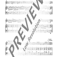 Leichte Spielmusik des Rokoko