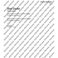 Drei Lieder