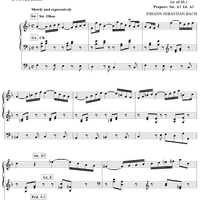 "I Stand at the Threshold", arioso (Sinfonia to Cantata No. 156)