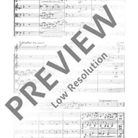 Trauermusik - Full Score