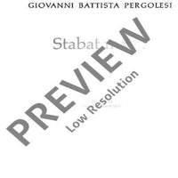 Stabat Mater - Choral Score