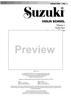 Suzuki Violin School, Volume 1 - Violin Part