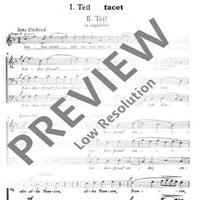 Alles ist Liebe - Choral Score