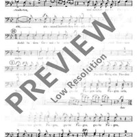 Weinlein, nun gang ein - Bass I/ii