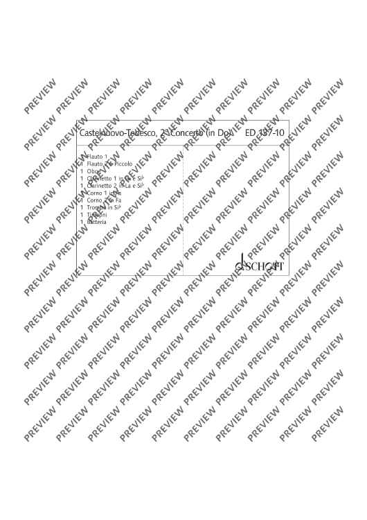 2. Concerto in C - Set of Parts