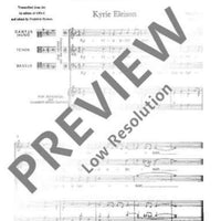 Mass in F major - Full Score