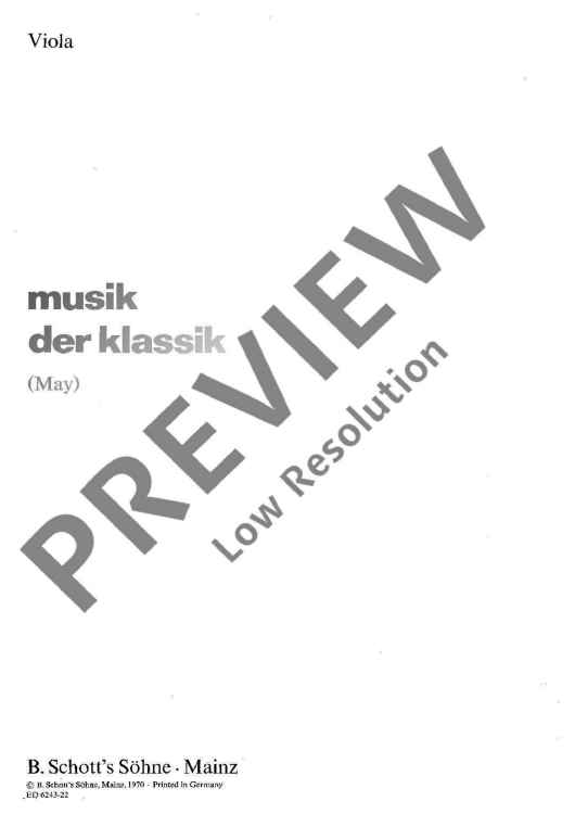 Music for Classic - Viola