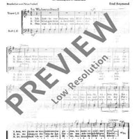 Komm, trink und lach am Rhein! - Choral Score