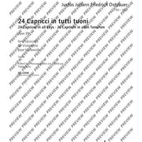 24 Caprices in all keys