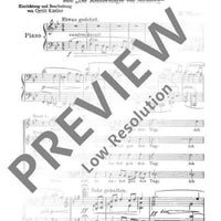 Apotheose des Hans Sachs - Piano Reduction