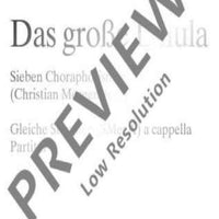 Das große Lalula - Choral Score