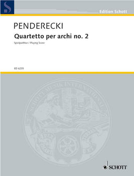 Quartetto per archi no. 2 - Performing Score