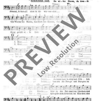 Am schönen Rhein gedenk ich dein - Bass