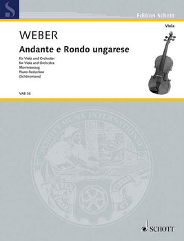 Andante and Rondo ungarese - Piano Score With Solo Part