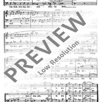 Die Entschlafenen - Choral Score