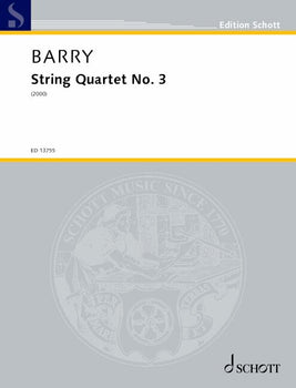 String Quartet No. 3 - Score and Parts