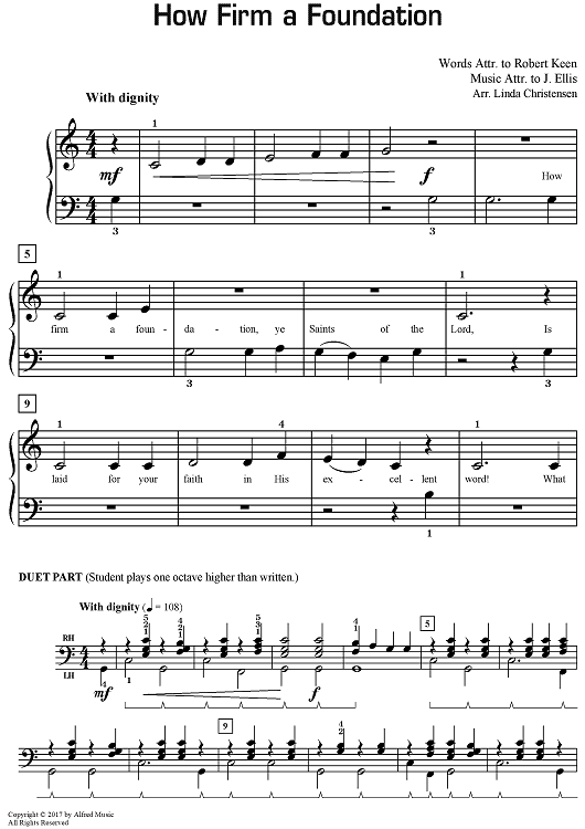 How Firm a Foundation