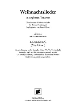 Christmas Carols - C Instrument 2 Alto Clef