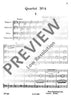 String Quartet G major - Full Score