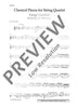 Classical Pieces for String Quartet - Set of Parts