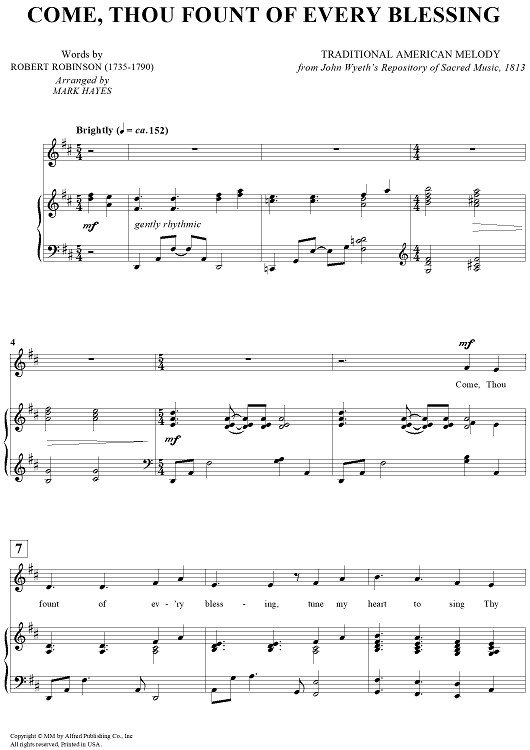 Come, Thou Fount Of Every Blessing