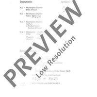 Marimbaphone and Percussion - Score and Parts