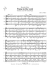 Praise to the Lord - Score