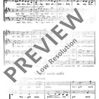 Sechs Choräle - Choral Score