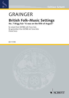 British Folk-Music Settings - Choral Score