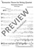 Romantic Pieces for String Quartet - Set of Parts