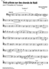 3 pièces sur des chorals de Noël - Trombone 1